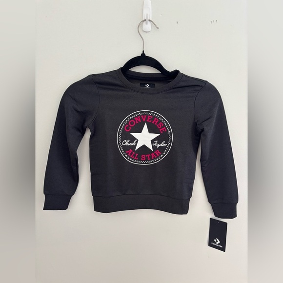 Converse Kids (4-5) Solar Fleece Crewneck Sweatshirt NWT - Picture 4 of 7